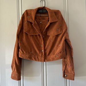 Corduroy Matching Jacket and Shorts